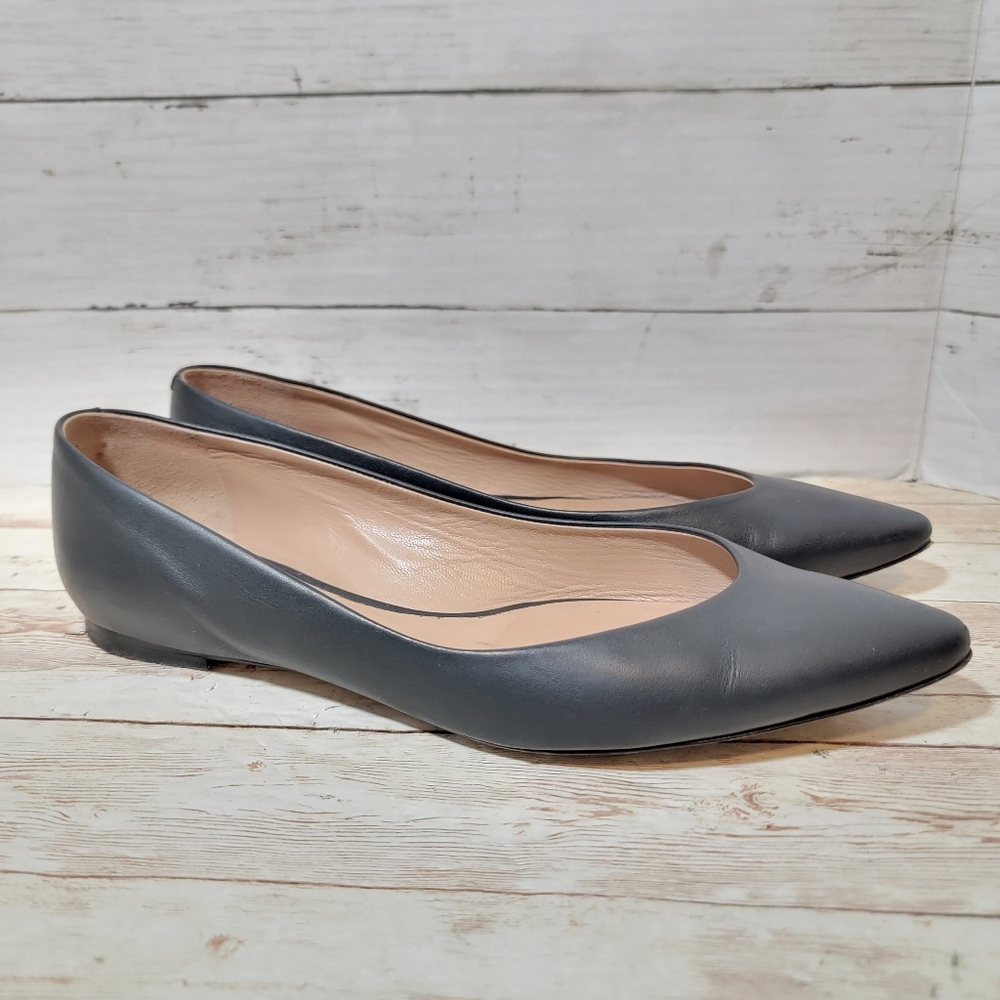 Chloe Black leather classic flats